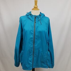 Eddie Bauer Women's Microlight Down‎ Packable Jacket turquois sz XL